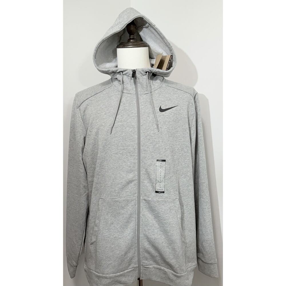 New NIKE Pro Training Full Zip Hoodie SIZE LARGE L - Jacket CZ6376-063